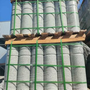 昌都挡车柱芝麻白 挡车石