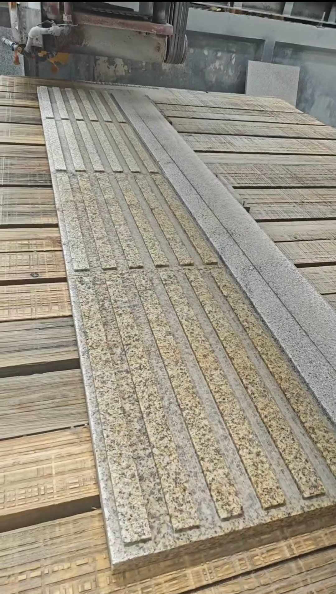昌都黄金麻盲道石 盲条