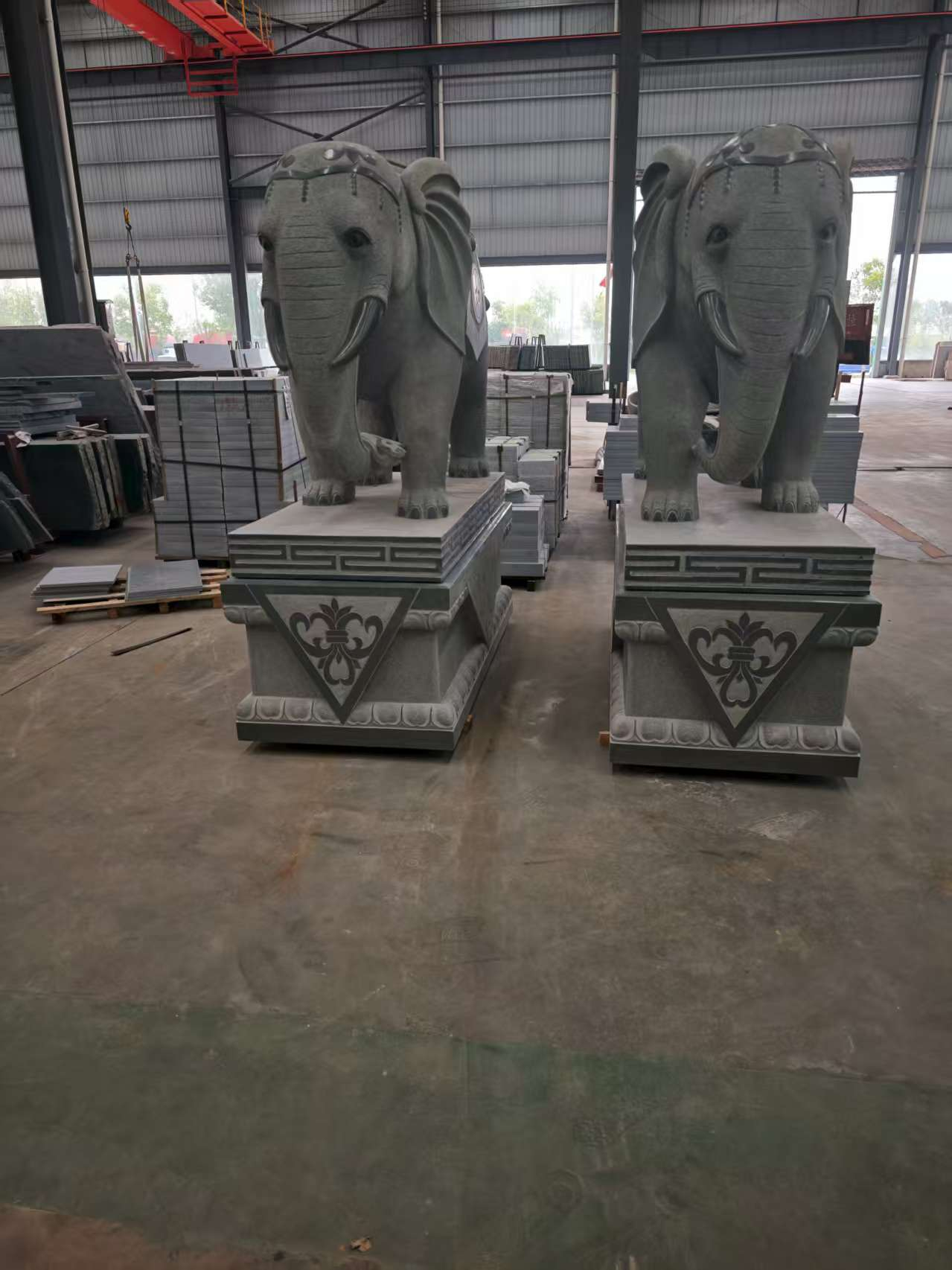 昌都芝麻灰花岗岩对象 芝麻白芝麻灰大象